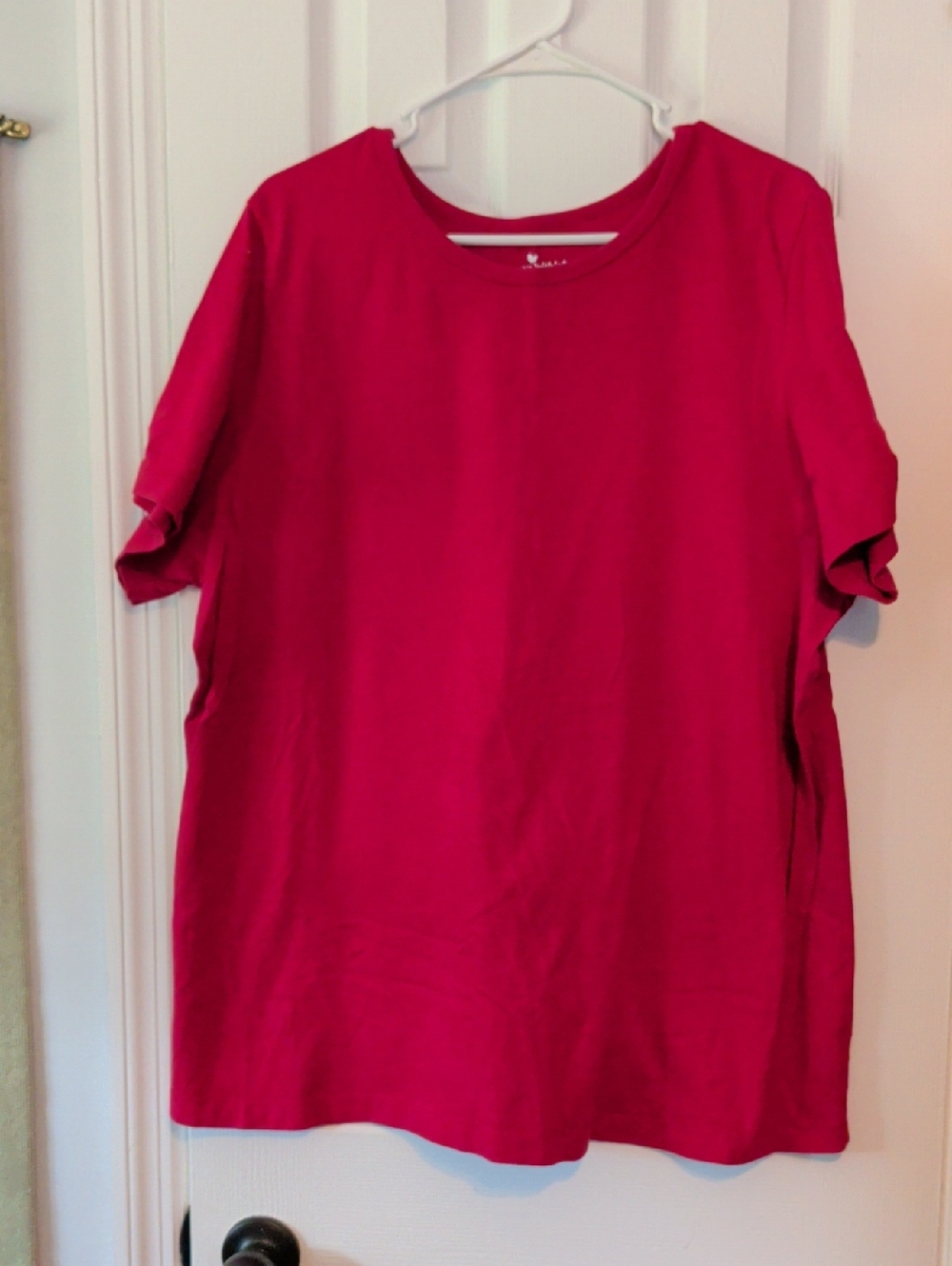 Woman Within Red Crewneck Tee - 1X